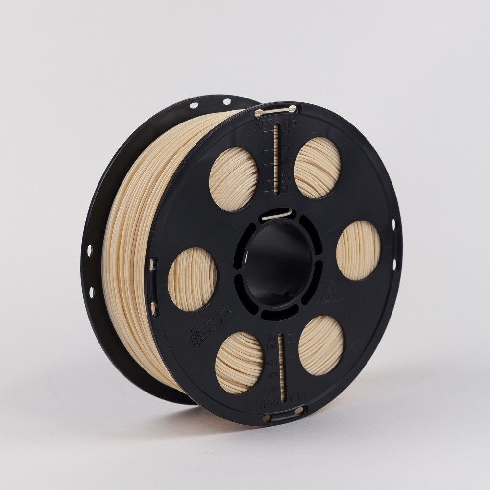ABS пластик для 3D-принтеров Bestfilament. Цвет кремовый. 1 кг (1,75 мм)